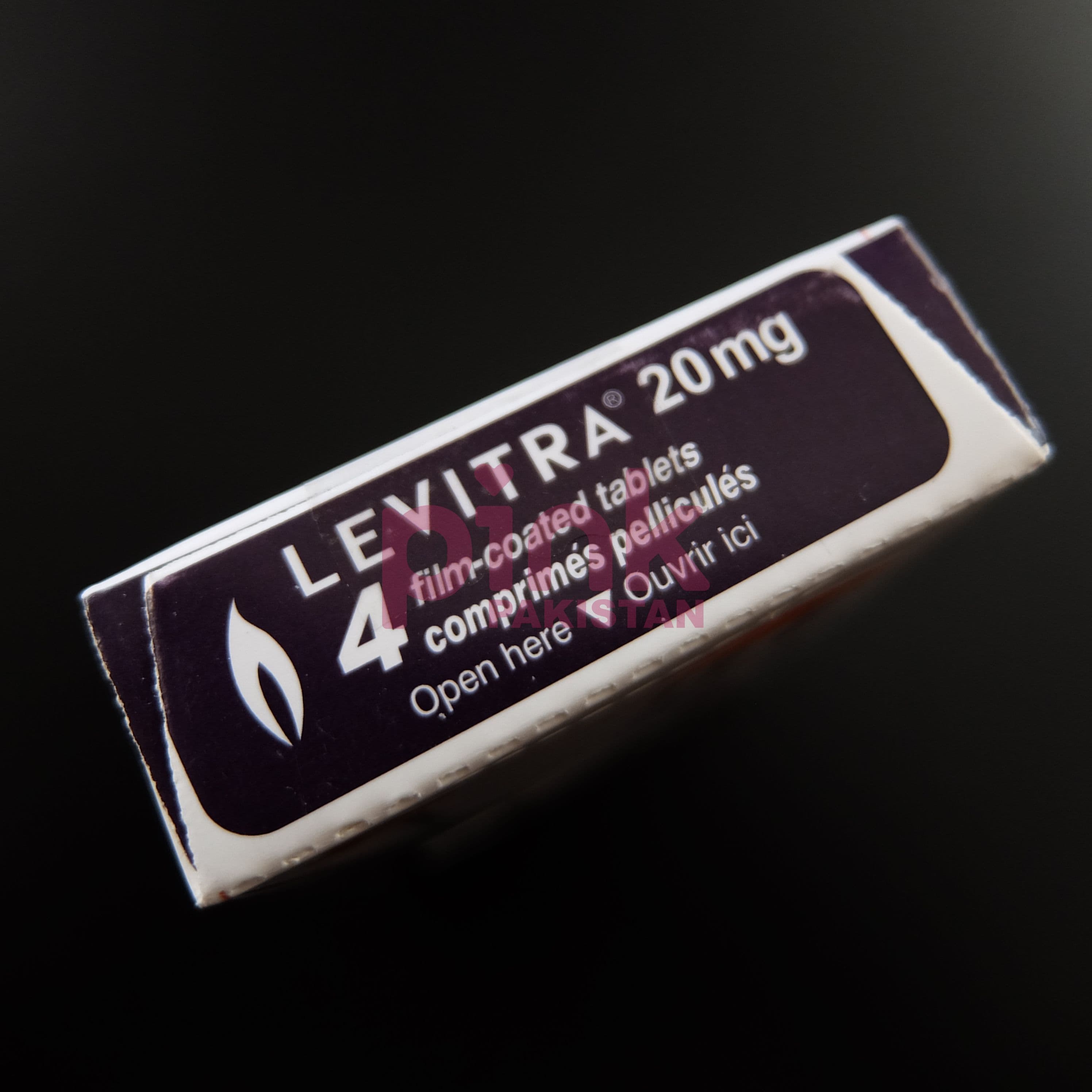 Levitra 20mg 4 tablet pack actual product picture 4