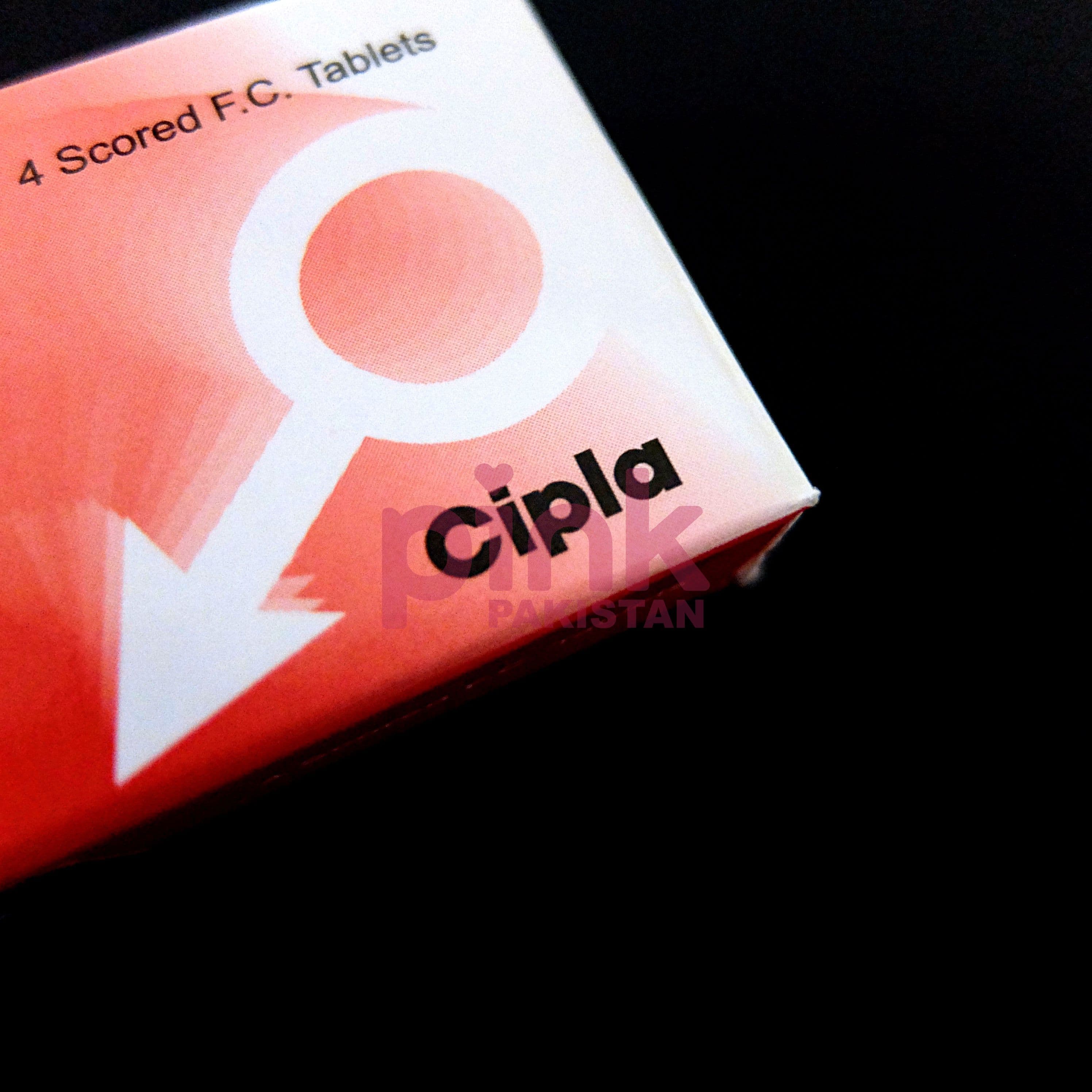 Erecto 100mg 4 tablet pack actual product picture 3