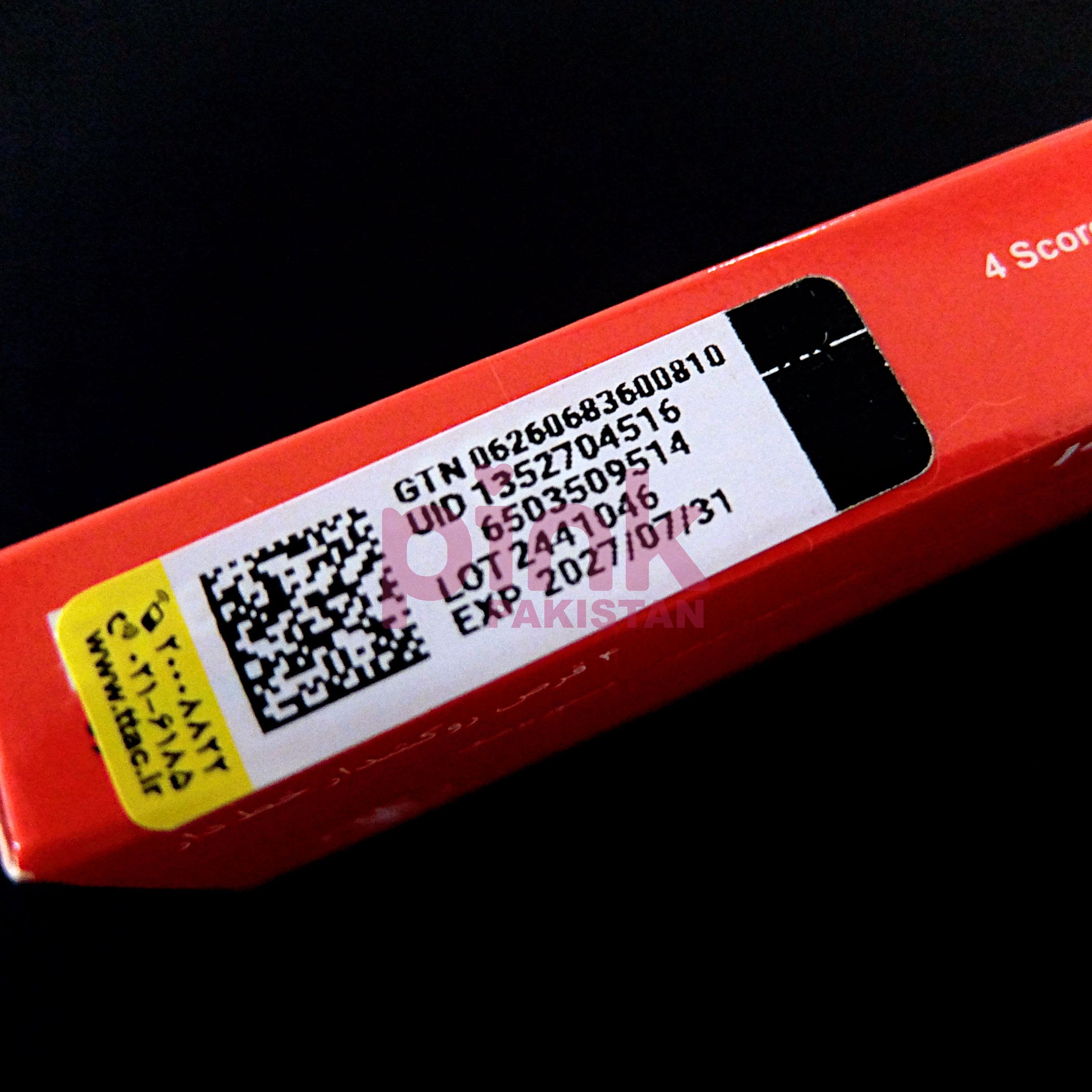 Erecto 100mg 4 tablet pack actual product picture 4