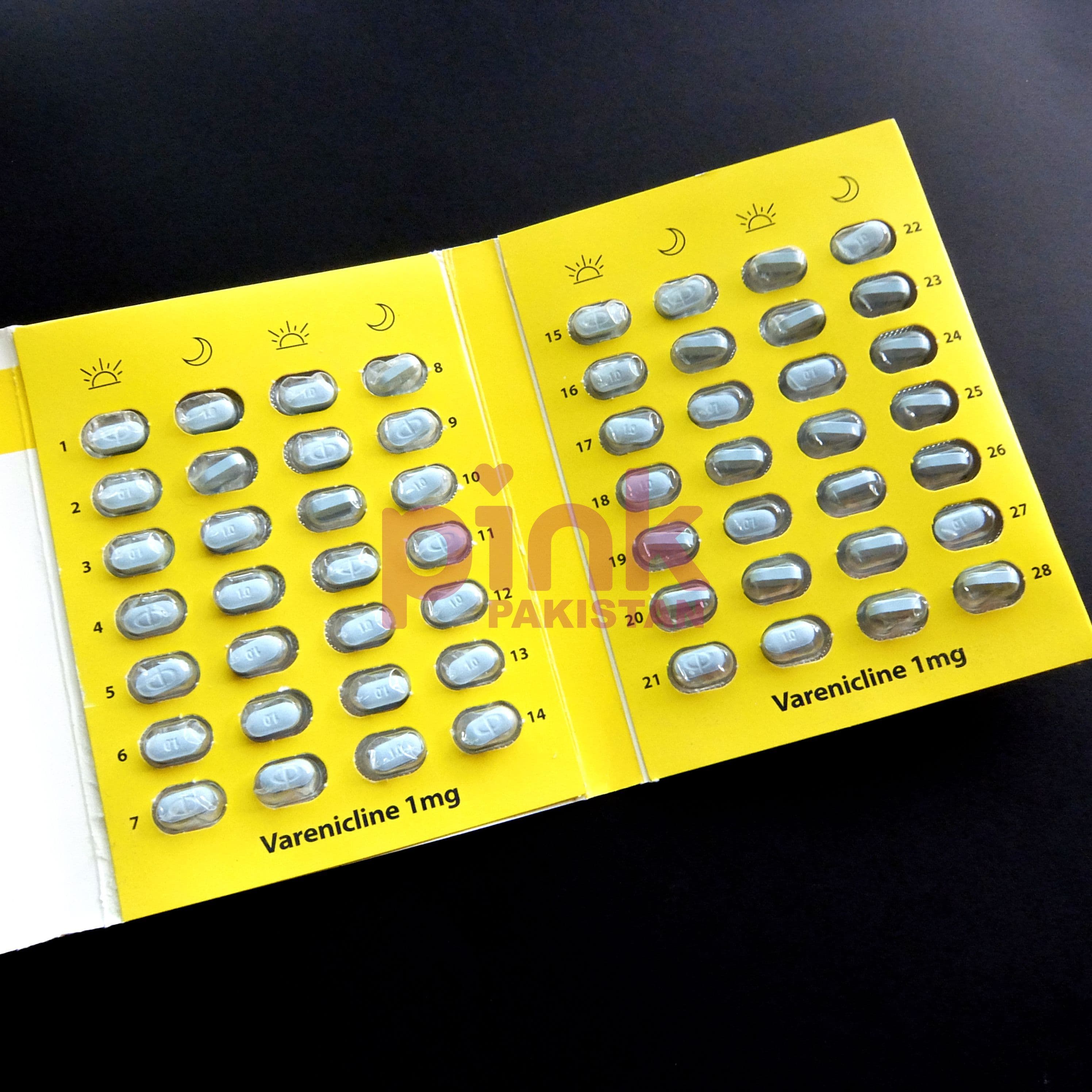 Varenicline 1mg 56 tablet pack actual product picture 5