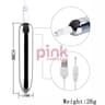 Bullet Vibrator (Silver) Vibrator & cable actual product picture 9