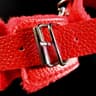 Hush Handcuffs (Red) 1 pair actual product picture 3