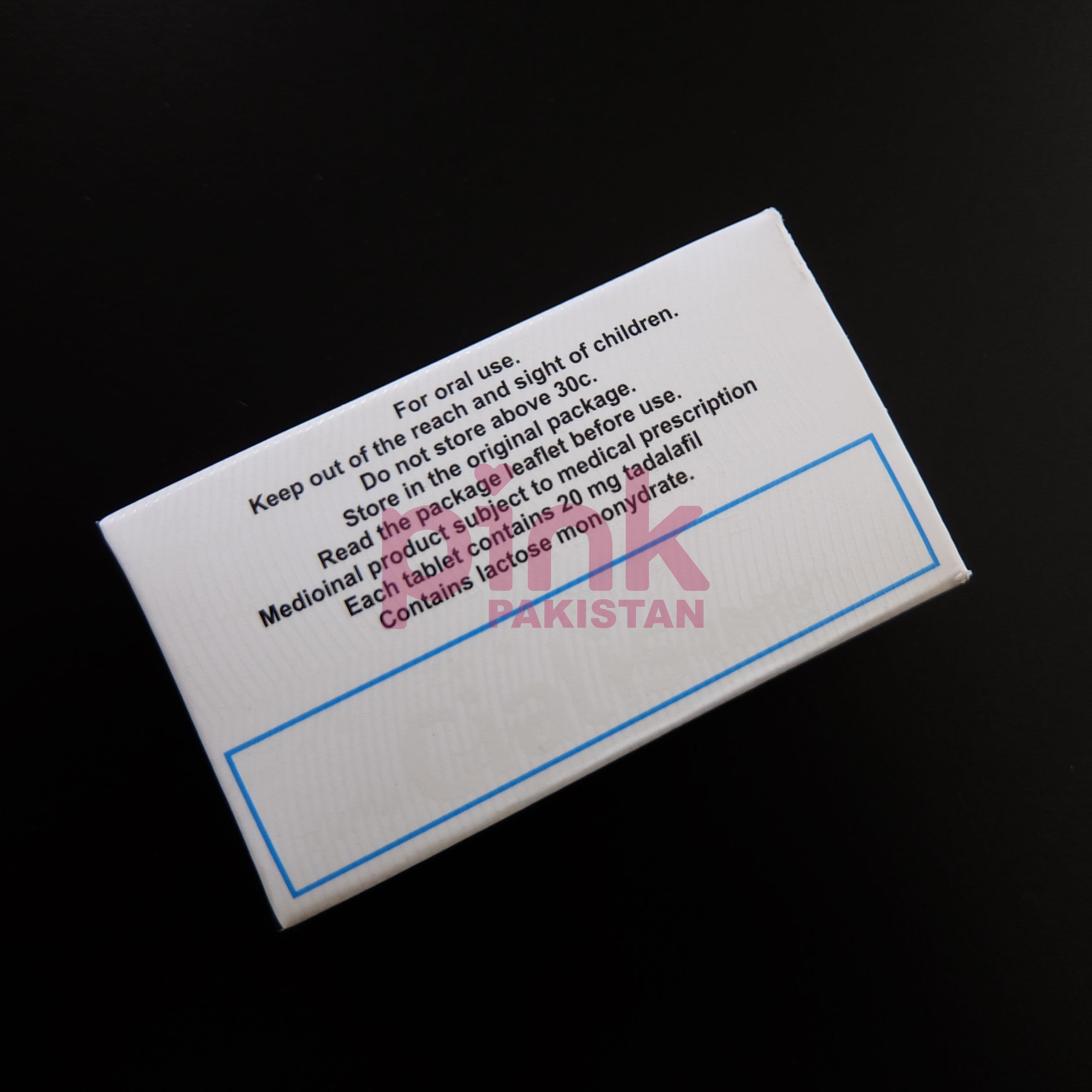Cialis 20mg 4 tablet pack actual product picture 3