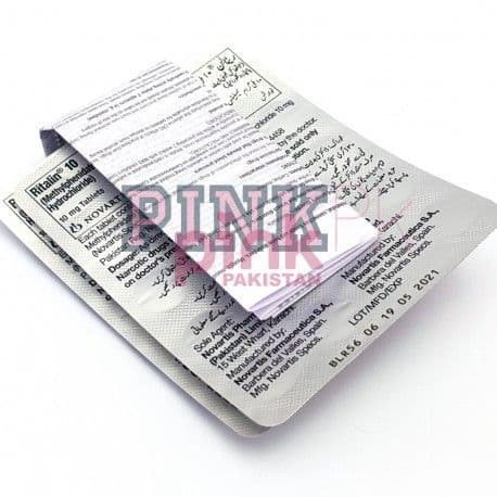 Ritalin 10mg 30 tablet pack actual product picture 4
