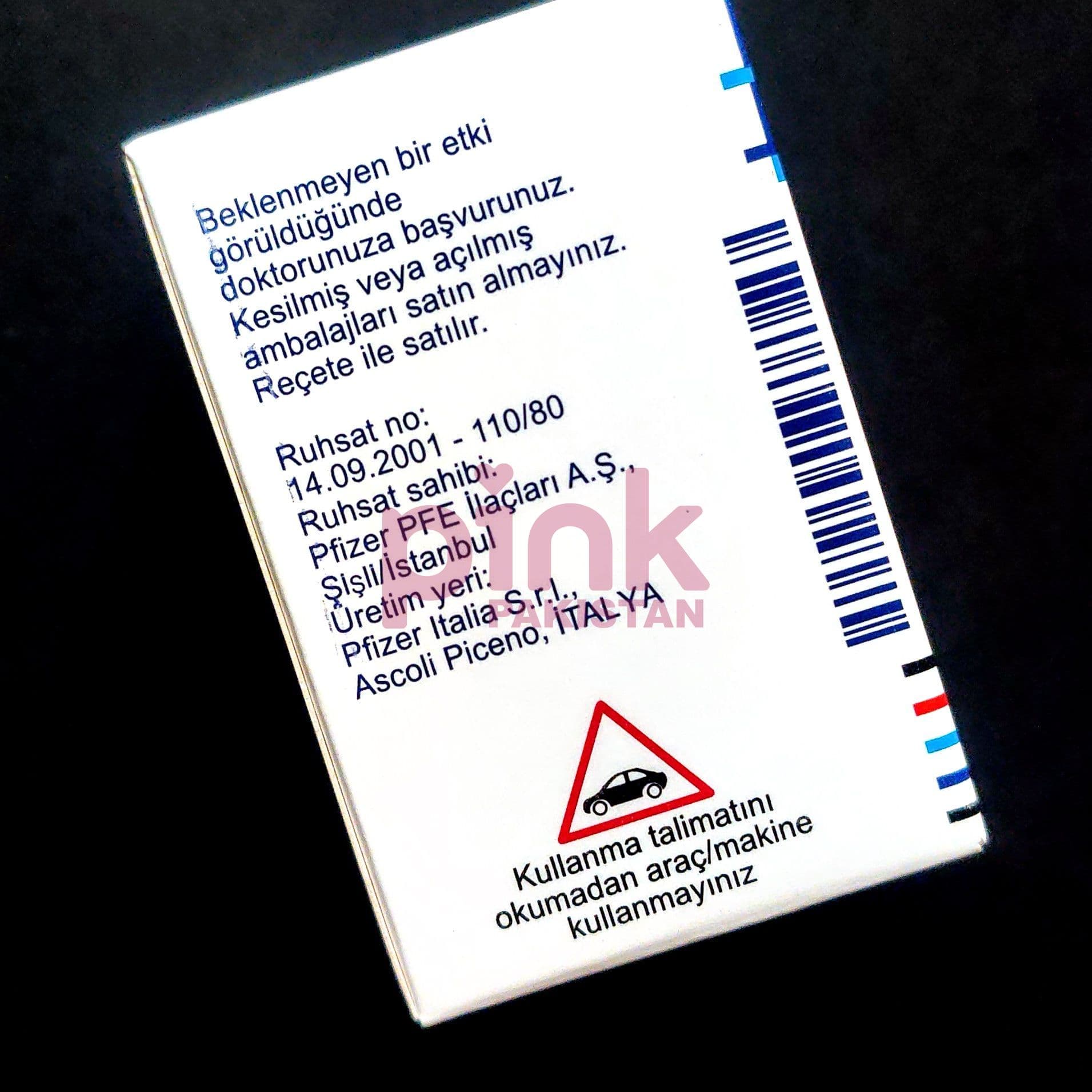Dostinex 0.5mg 8 tablet pack actual product picture 5