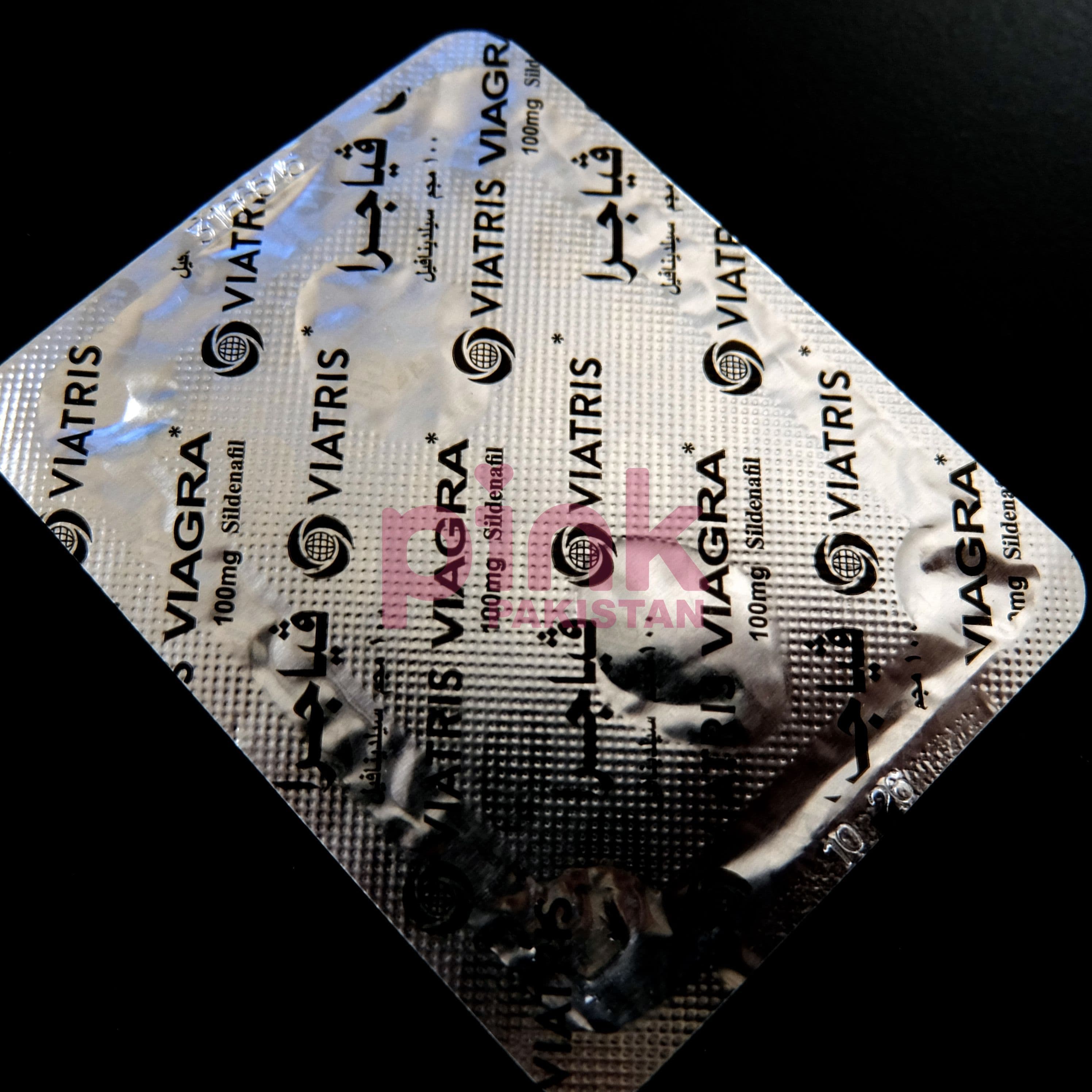 Viagra 100mg 4 tablet pack actual product picture 8