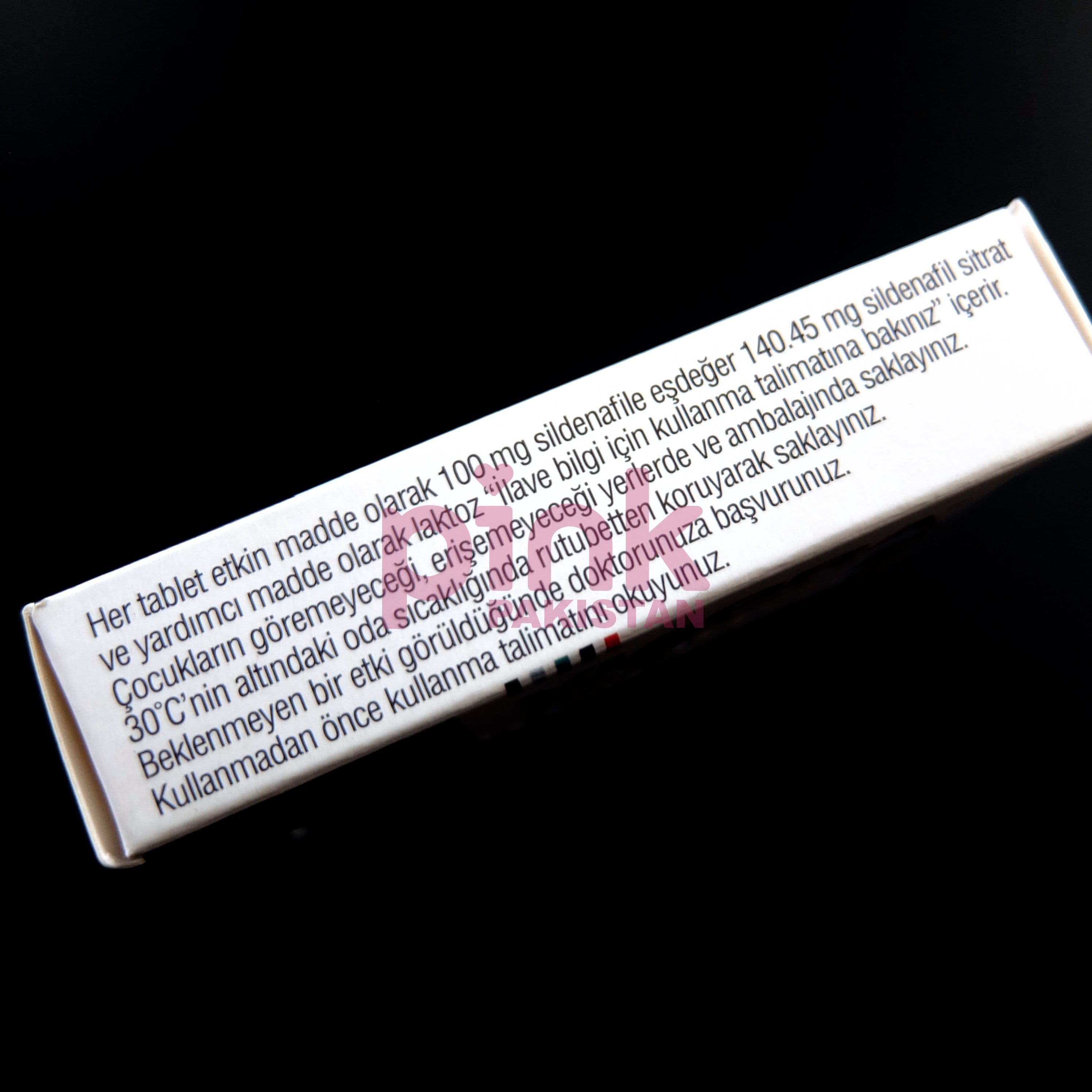 Viagra 100mg 4 tablet pack actual product picture 6