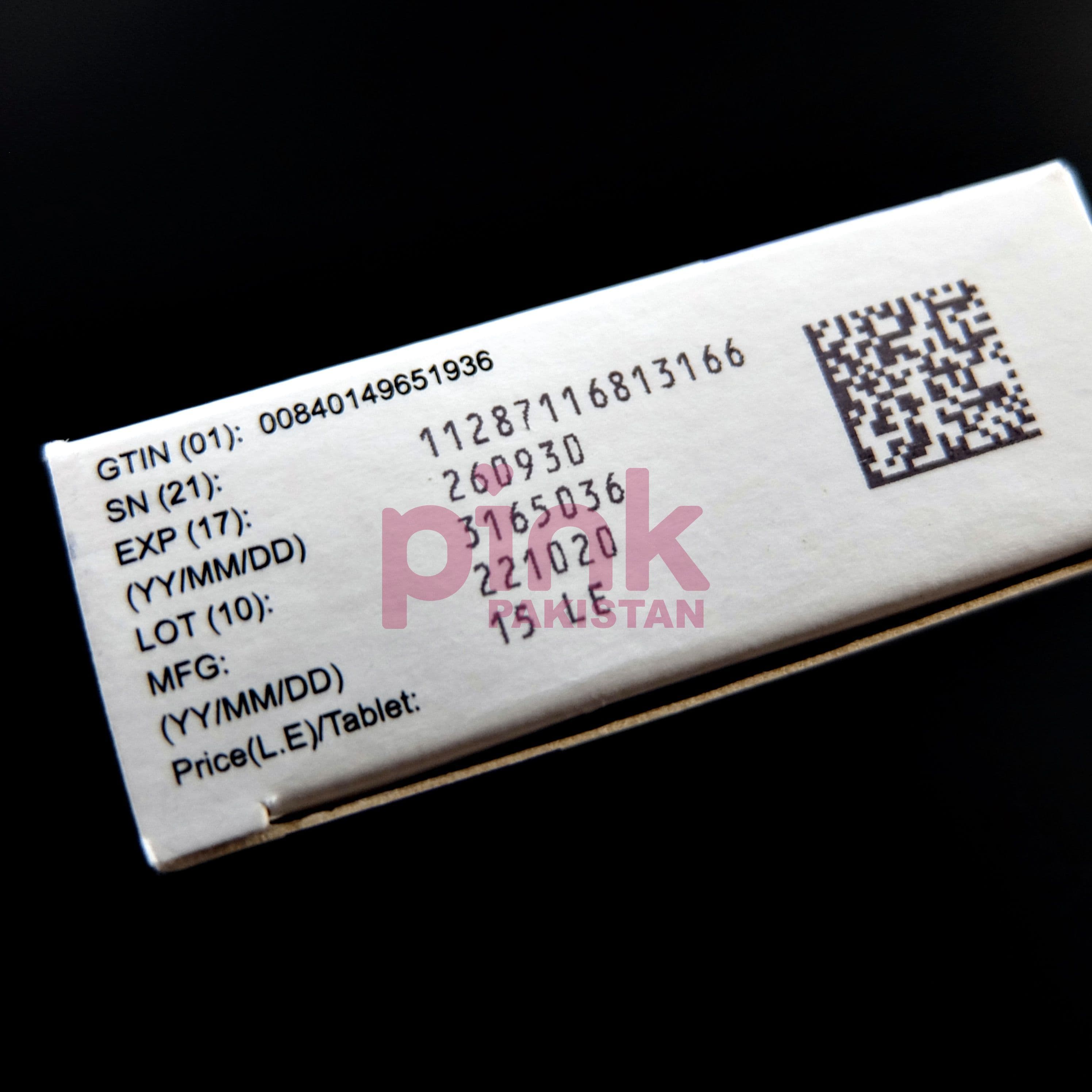 Viagra 50mg 4 tablet pack actual product picture 5