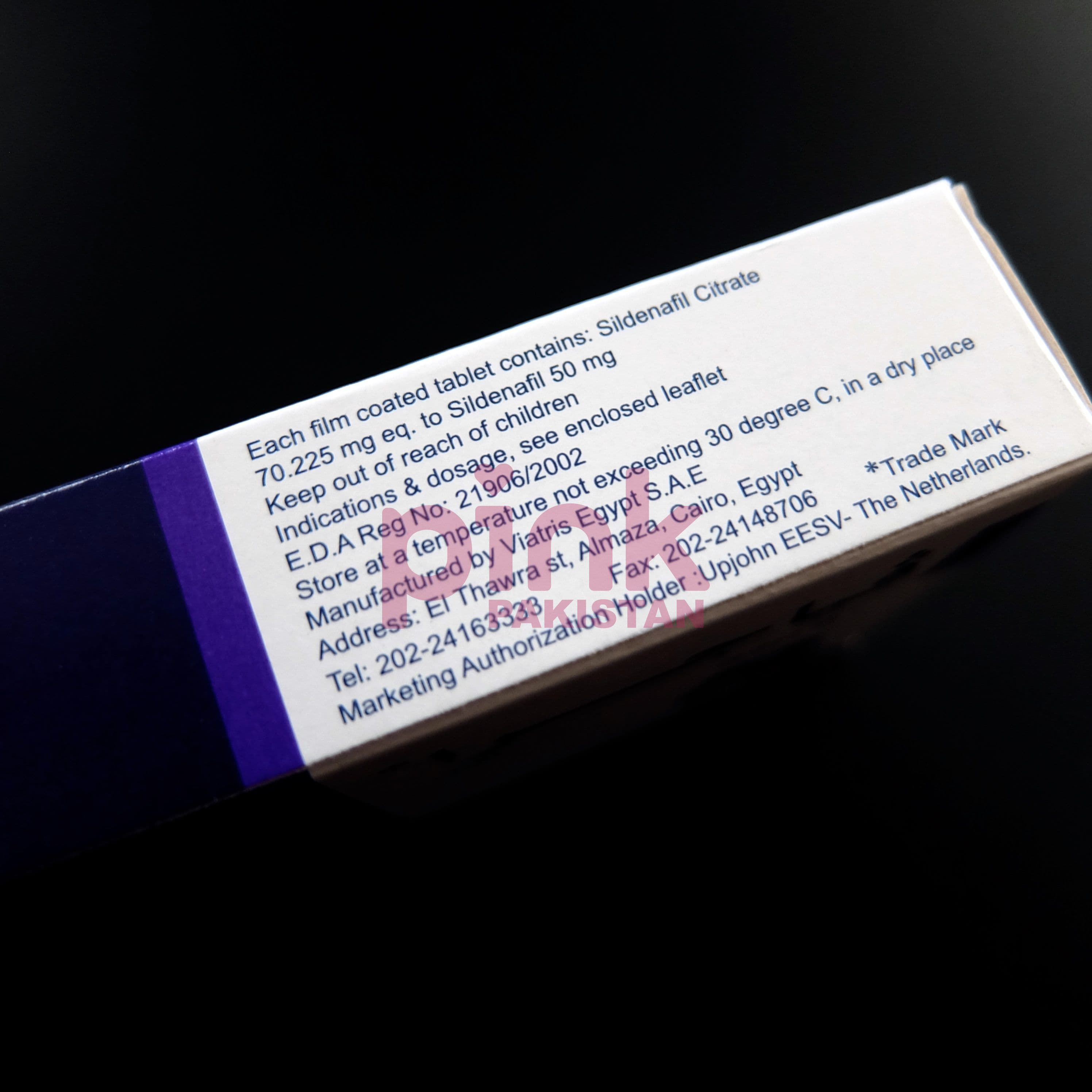 Viagra 50mg 4 tablet pack actual product picture 7