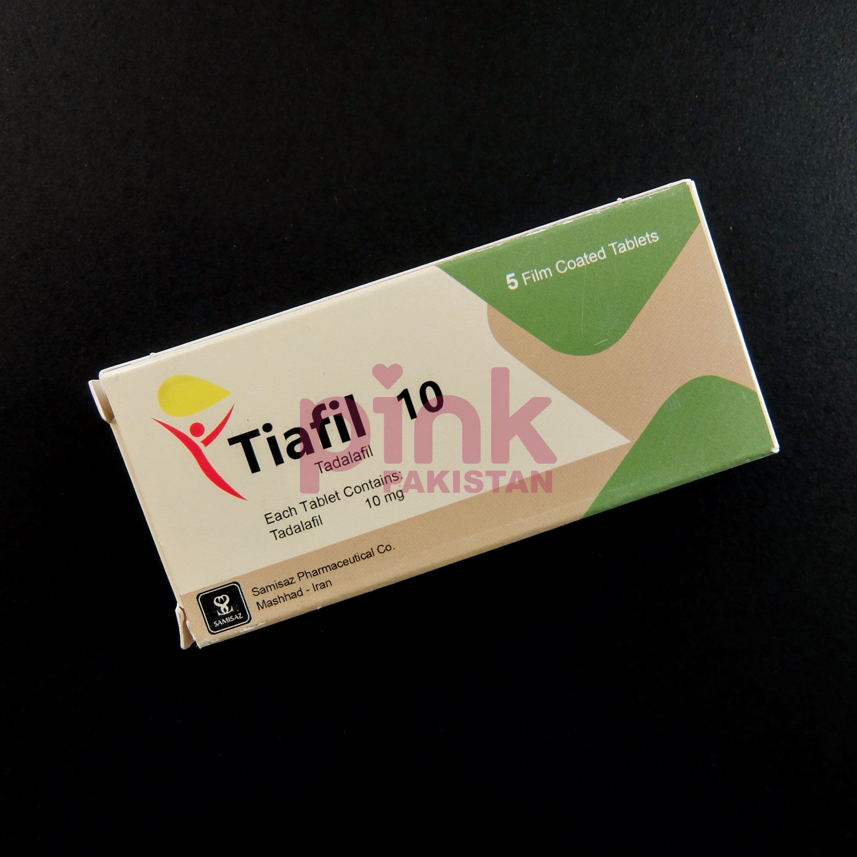 Tiafil 10mg 5 tablet pack actual product picture 3