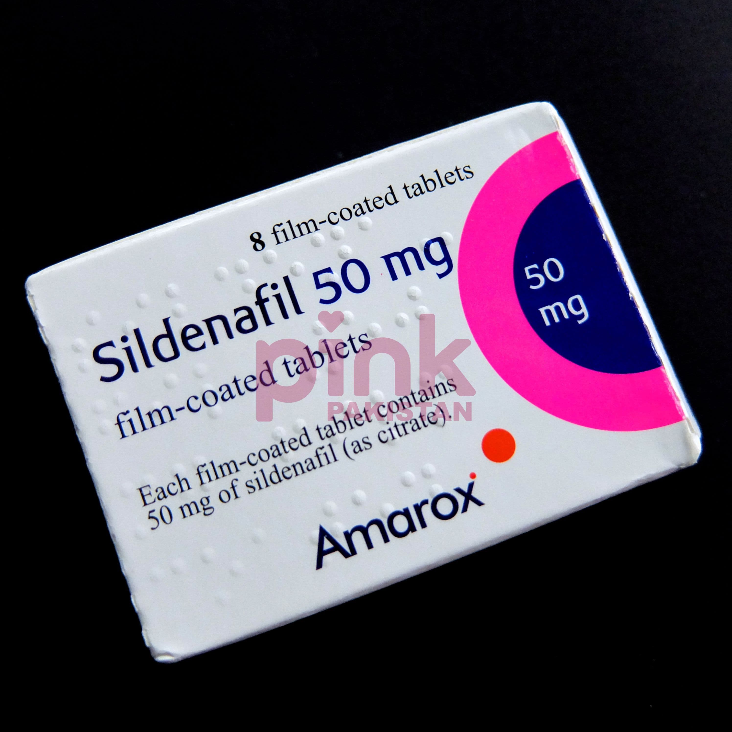 Amarox Sildenafil 50mg 8 tablet pack actual product picture 2 Amarox Sildenafil 50mg 8 tablet pack actual product picture 2
