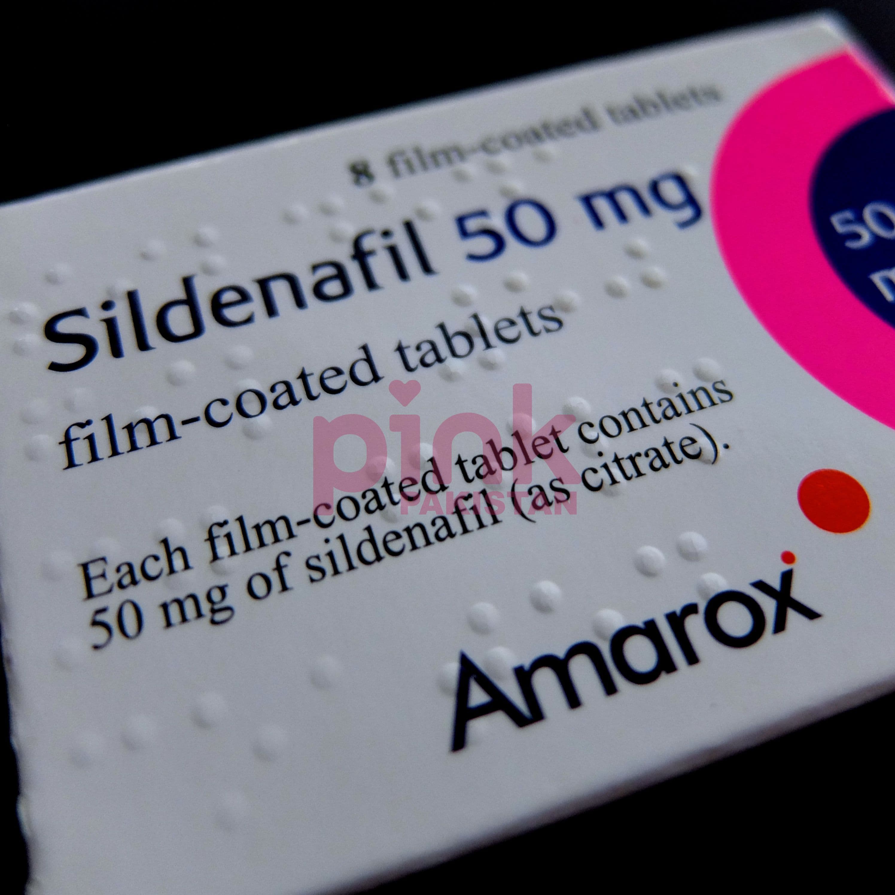 Amarox Sildenafil 50mg 8 tablet pack actual product picture 4 Amarox Sildenafil 50mg 8 tablet pack actual product picture 4